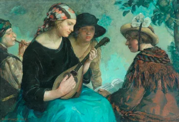 Girl with a Mandolin